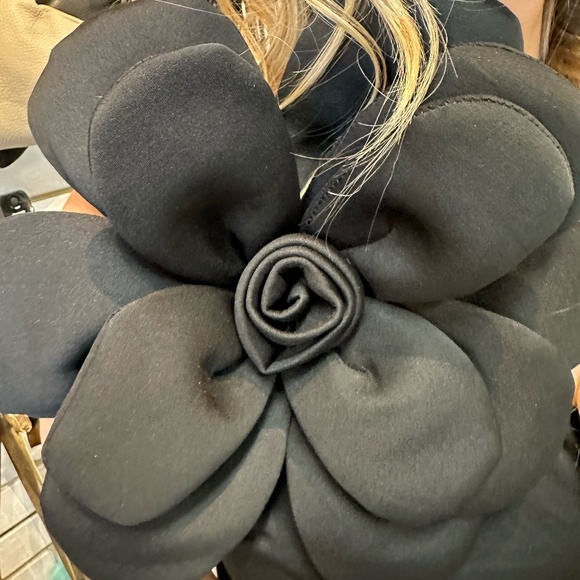 Nylon Apparel - 3 D Floral One Shoulder Top, White, Sizes S, M, L - NWT - Picture 6 of 11